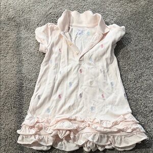 Polo by Ralph Lauren Pink Ruffle Nightgown